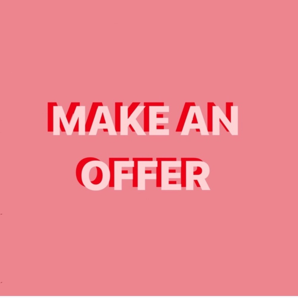 All reasonable offers accepted or countered! ❤️